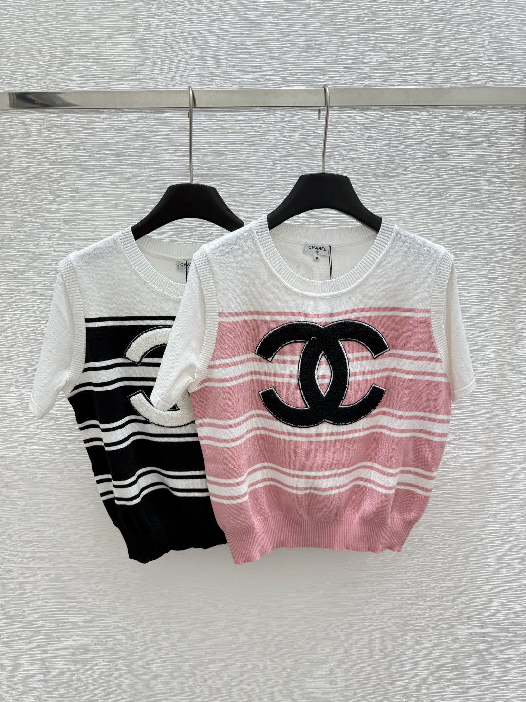 NO:431939,CH Home Summer New Style Striped Knit Long Sleeve Color Pink Yellow Size 36.38.40,,alexander wang19860909CH家 夏季新款 条纹针织长袖 颜色粉色 黄色 尺码36.38.40,,alexander wang,Women's clothing