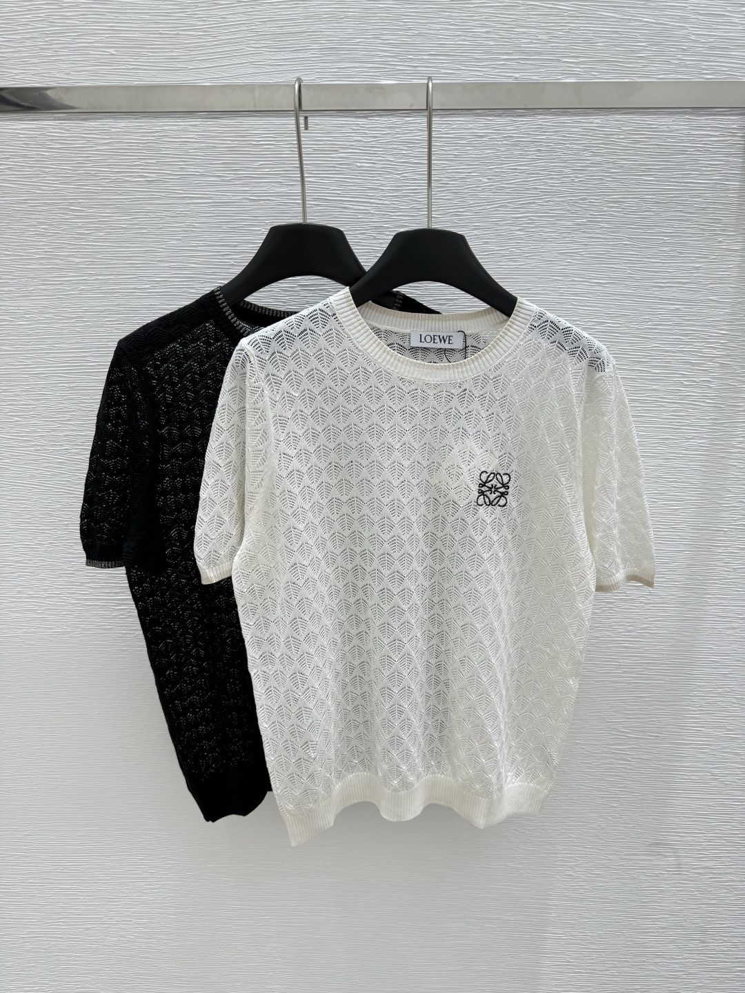 NO:428504,LO Home Summer New Style Round Neck Knitted Short Sleeve Color White Black Size 36.38.40, T-shirt,alexander wang19860909LO家 夏季新款 圆领针织短袖 颜色白色 黑色 尺码36.38.40,,T-shirt,alexander wang,Women's clothing