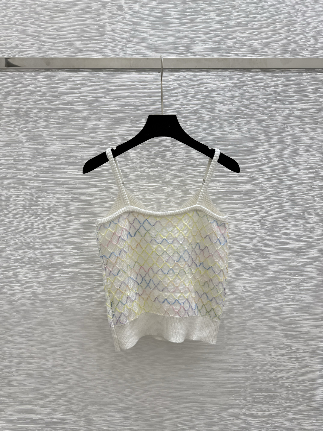 NO:434030,CH Home Summer New Style Color Mesh Knitted Sling L Color White Size 36.38.40, Alexander Wang19860909CH家 夏季新款 彩色网格针织吊带 l 颜色白色 尺码36.38.40,,alexander wang,Women's clothing