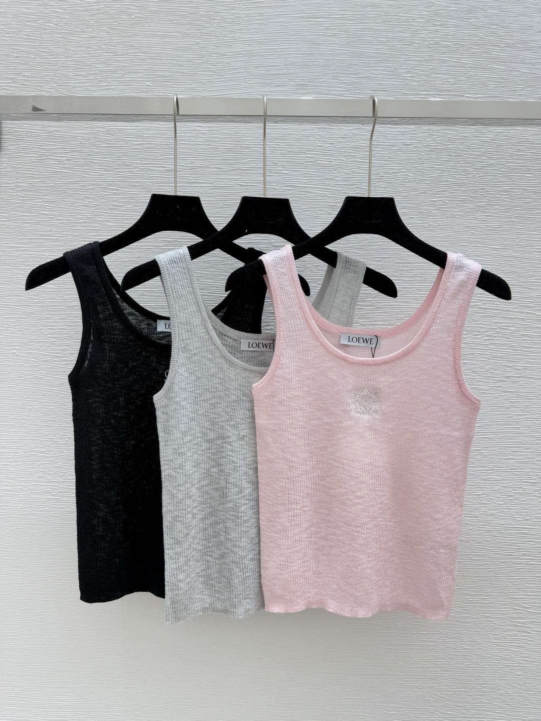NO:434838,LO Home Summer New Style Solid Color Simple Knitted Vest Color Pink Gray Black Size 36.38.40, Alexander Wang19860909LO家 夏季新款 纯色简约针织背心 颜色粉色 灰色 黑色 尺码36.38.40,,alexander wang,Women's clothing
