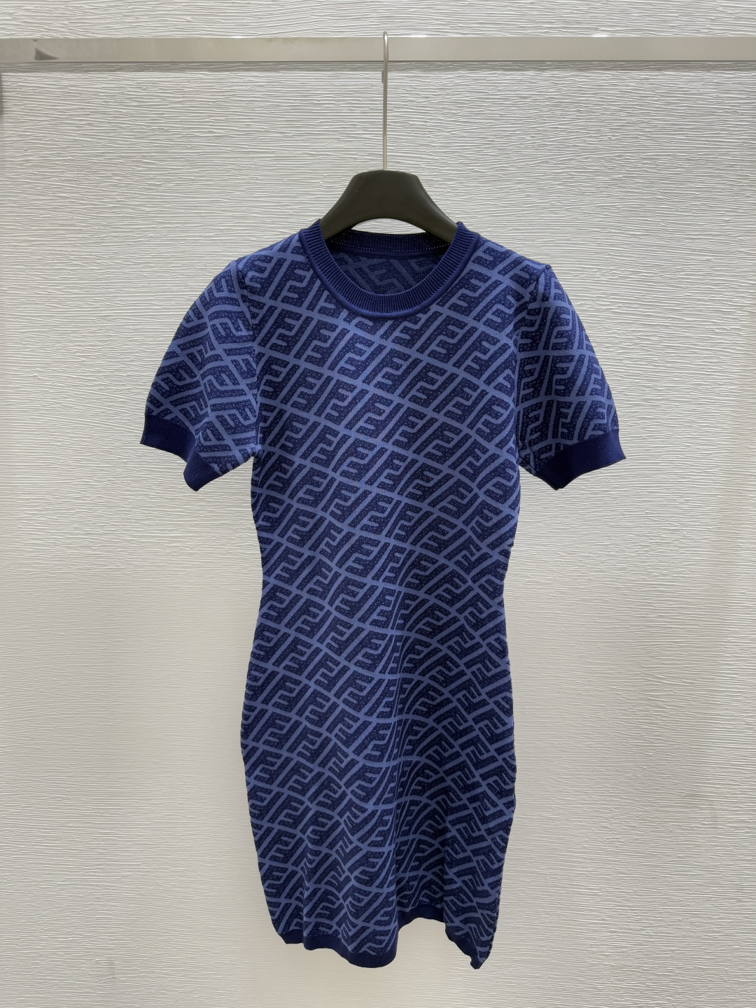 NO:436011,F Home New Summer Classic Alphabet Knitted Round Neck Dress Color Blue Size 36.38.40, Fendi, Skirts, Alexander Wang19860909F家 夏季新款 经典字母针织圆领连衣裙 颜色蓝色 尺码36.38.40,,fendi,skirts,alexander wang,Women's clothing