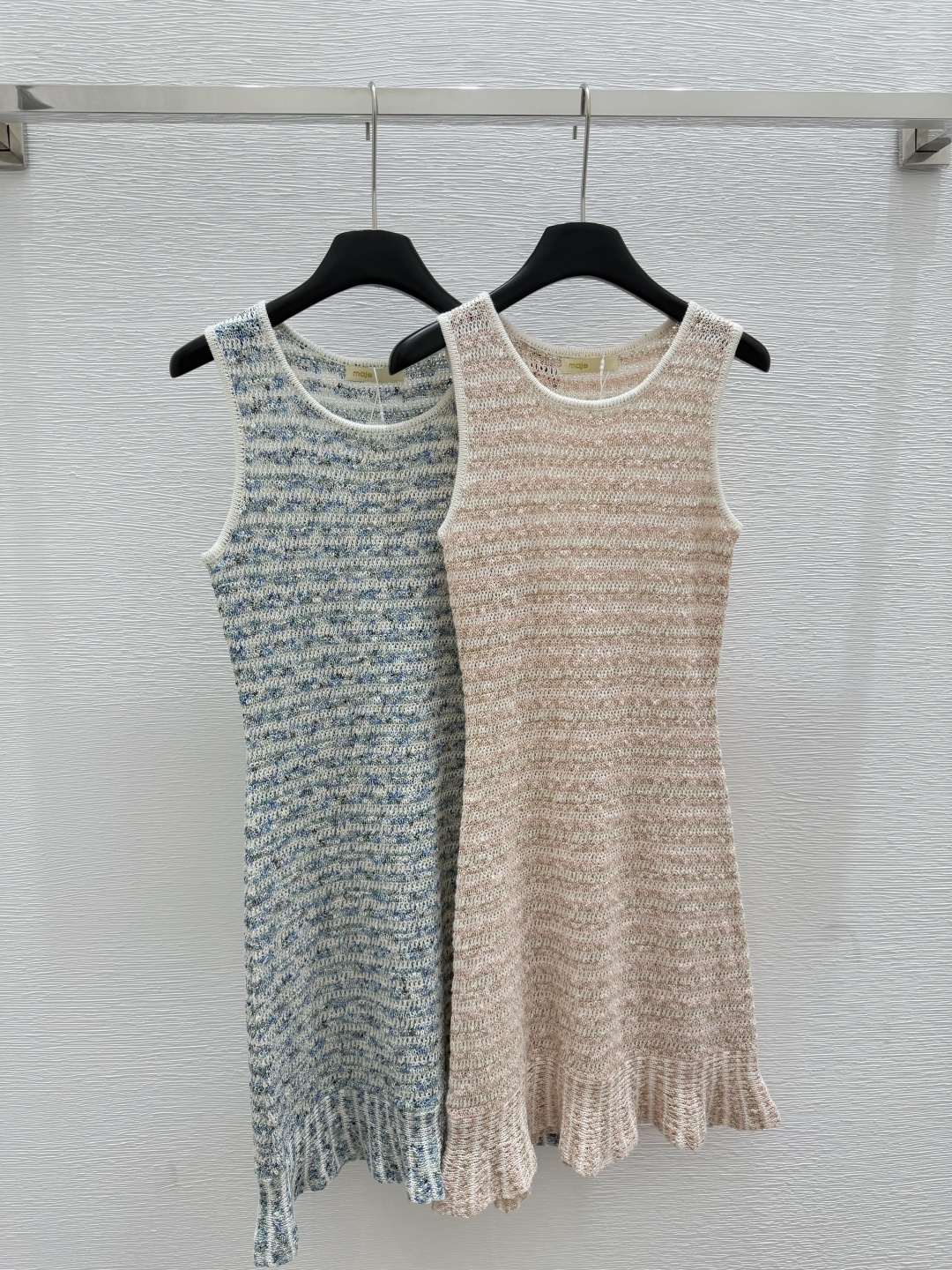 NO:436369,SD Home New summer striped round neck knitted vest dress Color pink blue Size 36.38.40,dior,skirts,alexander wang19860909SD家 夏季新款条纹圆领针织背心连衣裙 颜色粉色 蓝色 尺码36.38.40,,dior,skirts,alexander wang,Women's clothing