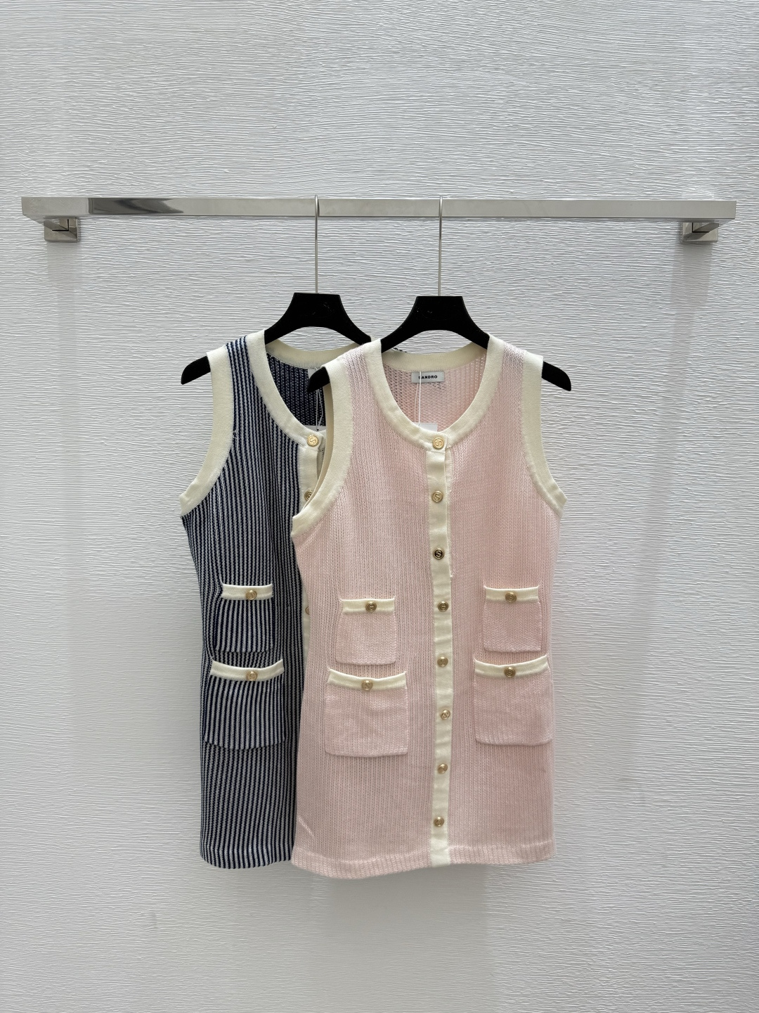 NO:442655,SA Home Summer New Style Striped Knitted Vest Skirt Color Pink Gray Size 36.38.40, Skirts,alexander wang19860909SA家 夏季新款 条纹针织背心裙 颜色粉色 灰色 尺码36.38.40,,skirts,alexander wang,Women's clothing
