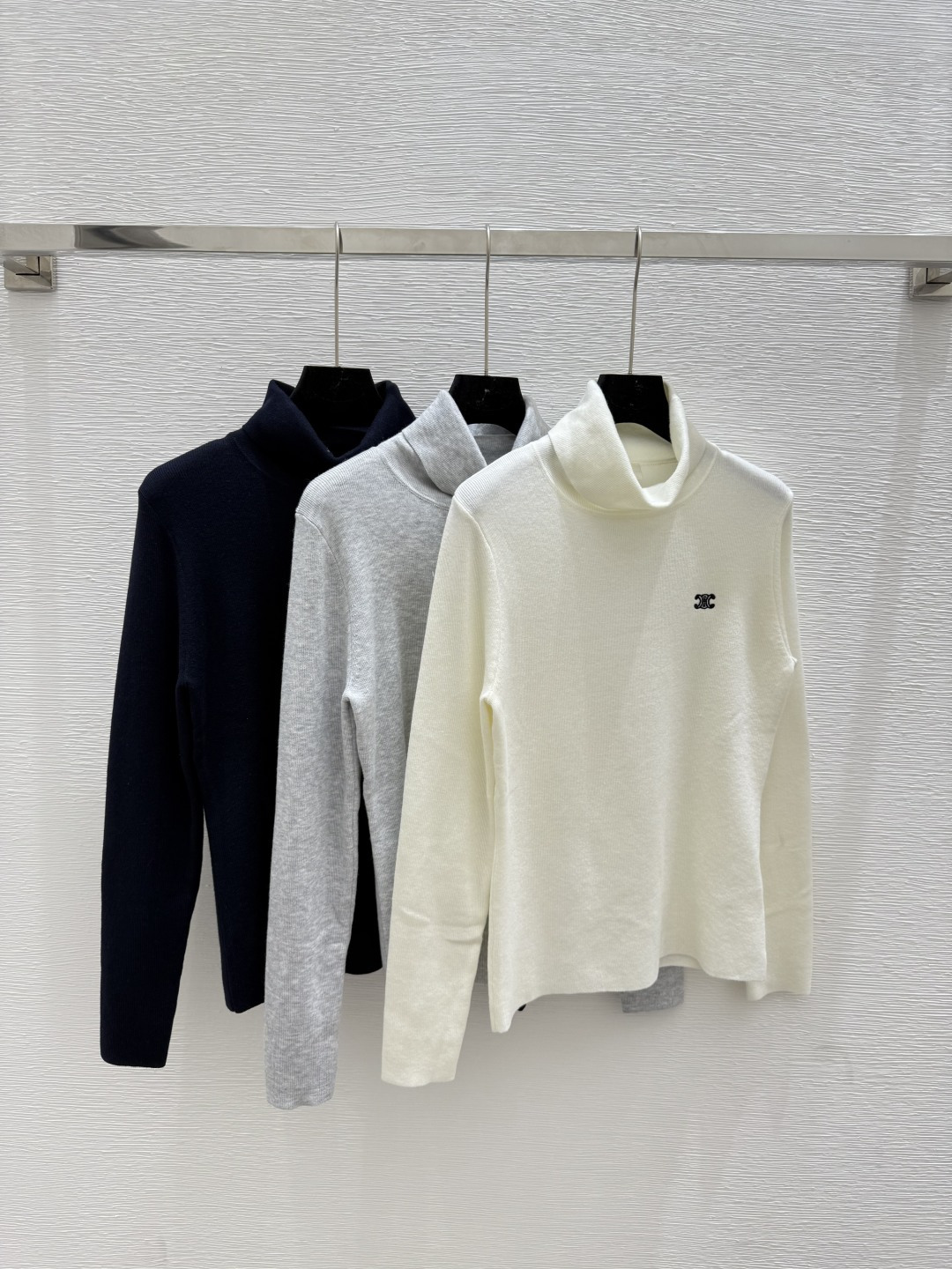 NO:449494,CE Home Early Autumn New Style Solid Color Turtle Neck Knitted Long Sleeve Color Apricot Gray Black Size 36.38.40,,alexander wang19860909CE家 早秋新款 纯色高领针织长袖 颜色杏色 灰色 黑色 尺码36.38.40,,alexander wang,Women's clothing