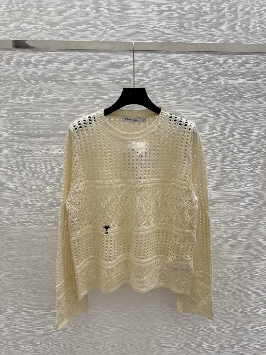 NO:450258,D Home Early Autumn New Solid Color Simple Hollow Round Collar Knit Long Sleeve Color Pink Blue Size 36.38.40, Dior, Alexander Wang19860909D家 早秋新款纯色简约镂空圆领针织长袖 颜色粉色 蓝色 尺码36.38.40,,dior,alexander wang,Women's clothing