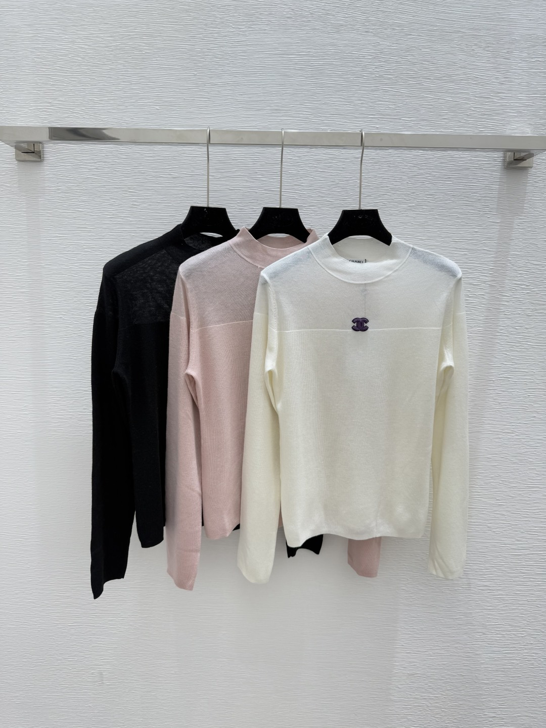 NO:451519,CH Home Early Autumn New Solid Color Simple Turtle Neck Knitted Long Sleeve Color White Pink Black Size 36.38.40, Alexander Wang19860909CH家 早秋新款纯色简约高领针织长袖 颜色白色 粉色 黑色 尺码36.38.40,,alexander wang,Women's clothing
