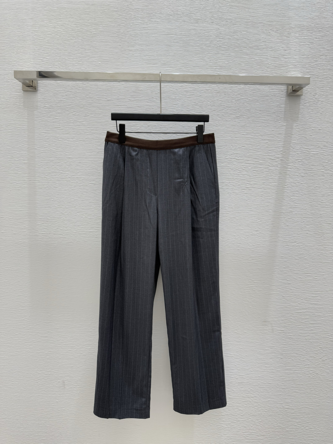 NO:451540,M Home Early Autumn New Color Block Striped Knitted Trousers Color Gray Size 36.38.40, Alexander Wang19860909M家 早秋新款拼色条纹针织长裤 颜色灰色 尺码36.38.40,,alexander wang,Women's clothing