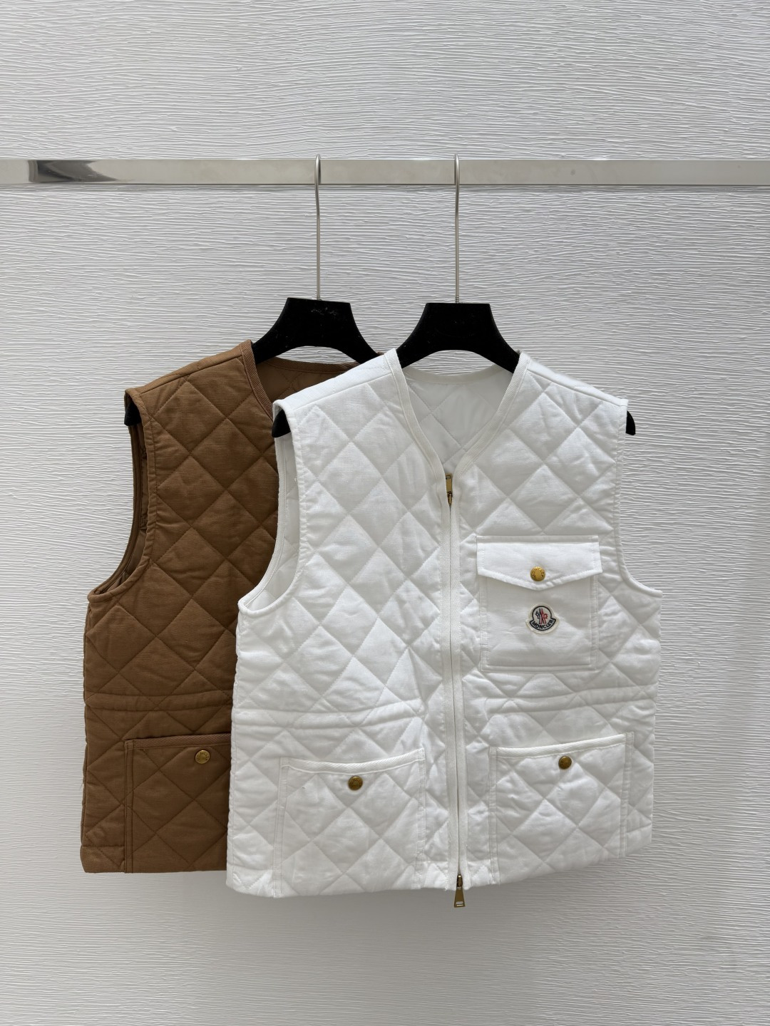 NO:455044,MO Home Early Autumn New Style Solid Color Plaid Vest Color White Coffee Size 36.38.40, Alexander Wang19860909MO家 早秋新款 纯色格子背心 颜色白色 咖啡 尺码36.38.40,,alexander wang,Women's clothing