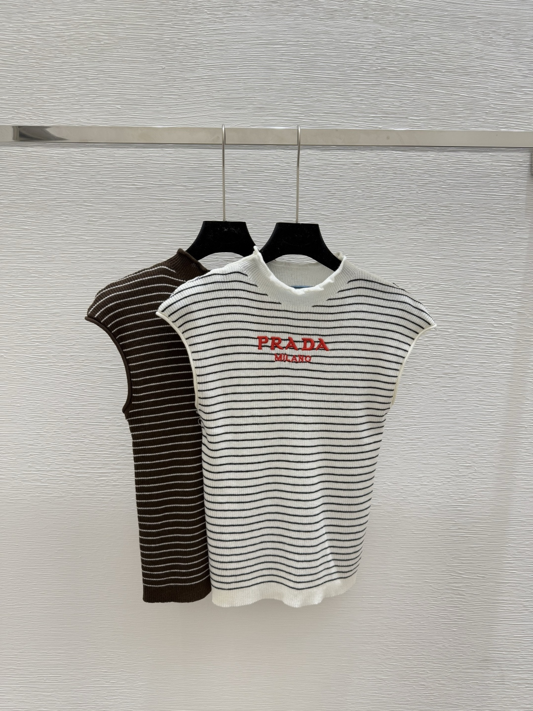 NO:455746,P home new summer style striped lace collar knitted vest color white coffee size 36.38.40, alexander wang19860909P家 夏季新款 条纹花边领针织背心 颜色白色 咖啡 尺码36.38.40,,alexander wang,Women's clothing