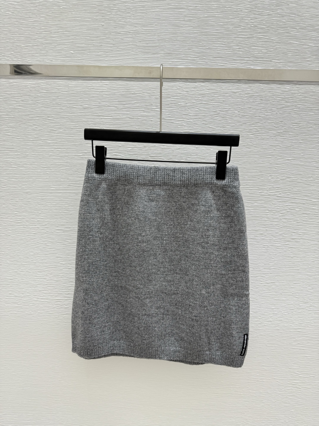 NO:481389,AW Home Summer New Style Solid Color Knitted Skirt Color Gray Size 36.38.40, Skirts, Alexander Wang19860909AW家 夏季新款 纯色烫钻针织半裙 颜色灰色 尺码36.38.40,,skirts,alexander wang,Women's clothing