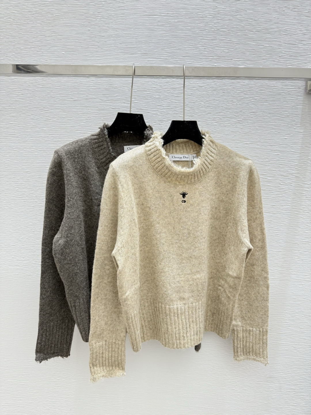 NO:487500,D Home Early Autumn New Style Solid Color Turtle Neck Knitted Long Sleeve Cardigan Color Oat Coffee Size 36.38.40, Dior, Alexander wang19860909D家 早秋新款 纯色高领针织长袖开衫 颜色燕麦 咖啡 尺码36.38.40,,dior,alexander wang,Women's clothing