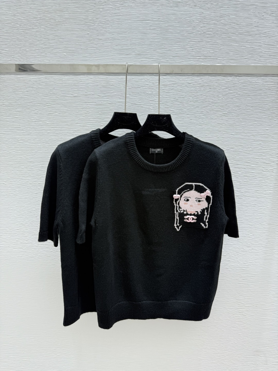 NO:494301,M Home Summer New Style Cartoon Print Round Neck Knitted Short Sleeve Color Pink Blue Size 36.38.40, T-shirt,alexander wang19860909M家 夏季新款 卡通印花圆领针织短袖 颜色粉色 蓝色 尺码36.38.40,,T-shirt,alexander wang,Women's clothing