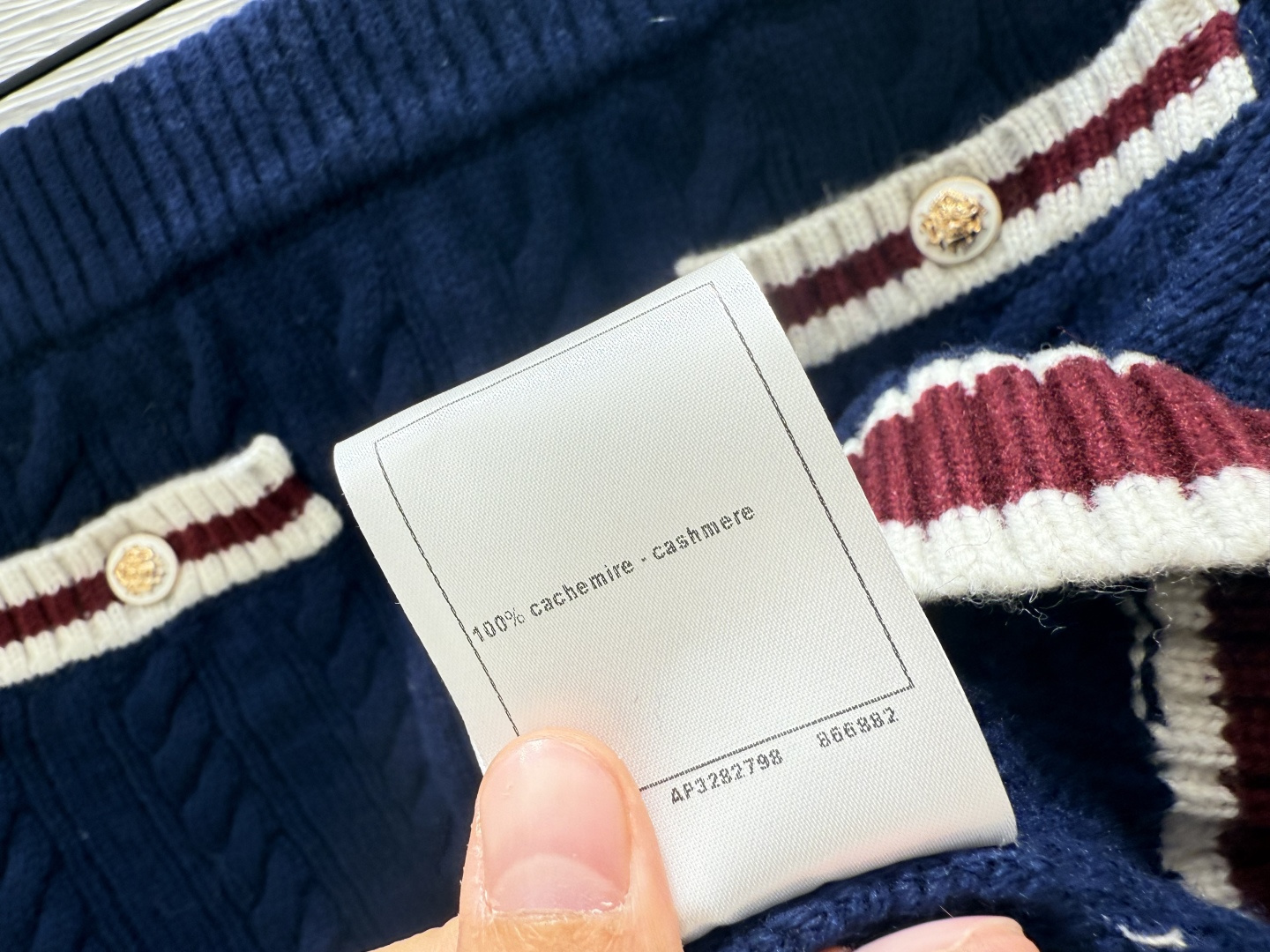 🆕CH家🆕 夏季新款 拼色条纹针织半裙颜色：宝蓝尺码：36.38.40