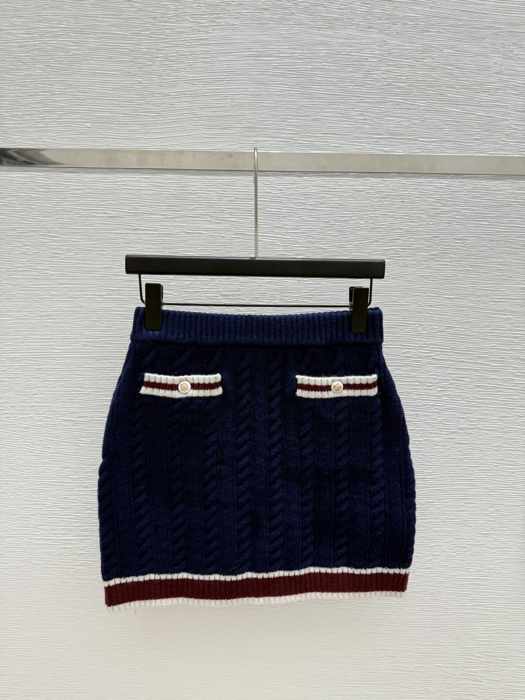 NO:506644,CH Home Summer New Style Color Block Striped Knitted Skirt Color Royal Blue Size 36.38.40, Skirts, Alexander Wang19860909CH家 夏季新款 拼色条纹针织半裙 颜色宝蓝 尺码36.38.40,,skirts,alexander wang,Women's clothing