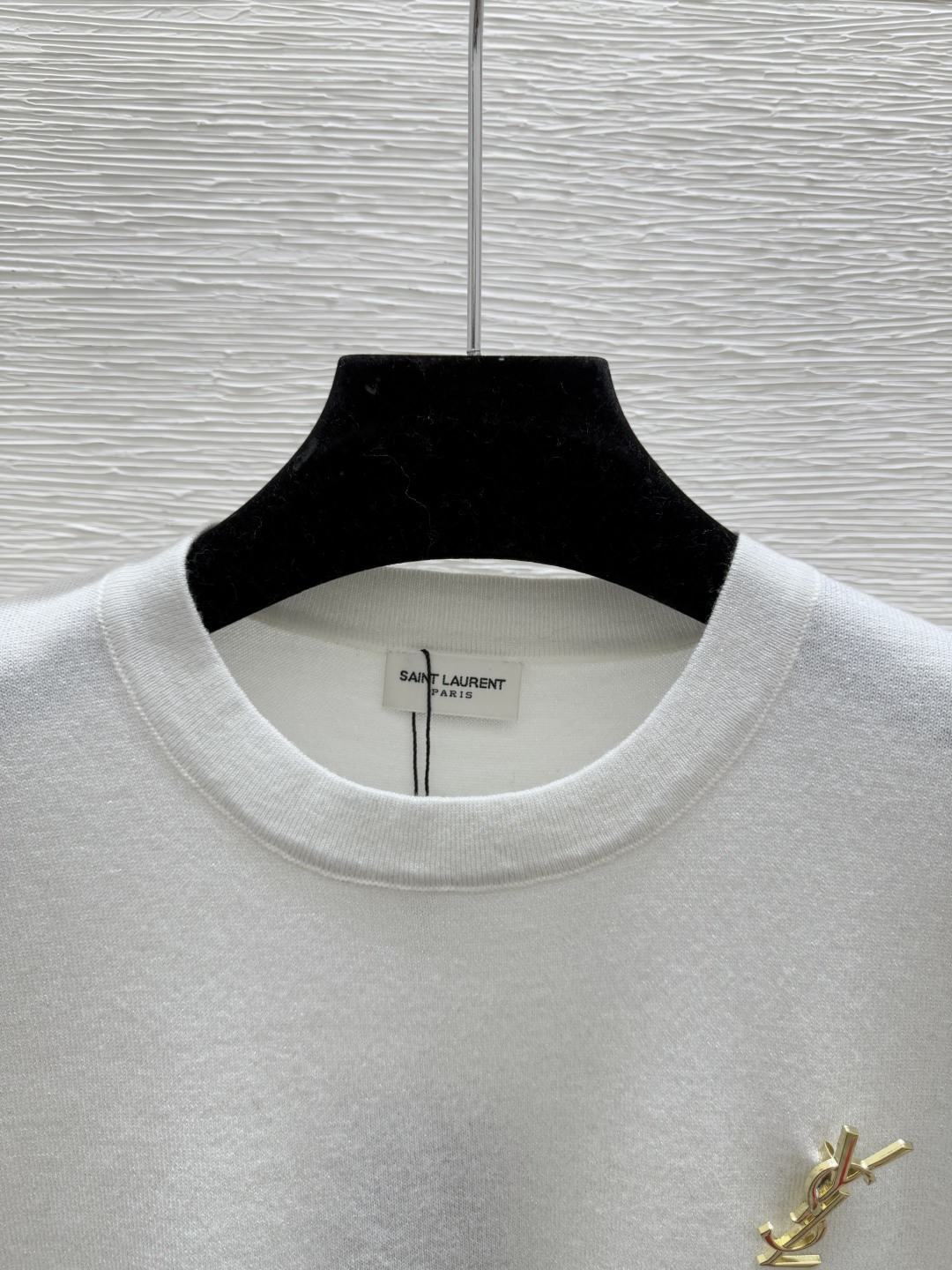 🆕Y家🆕 早秋新款 纯色简约圆领针织长袖颜色：白色 黑色尺码：36.38.40