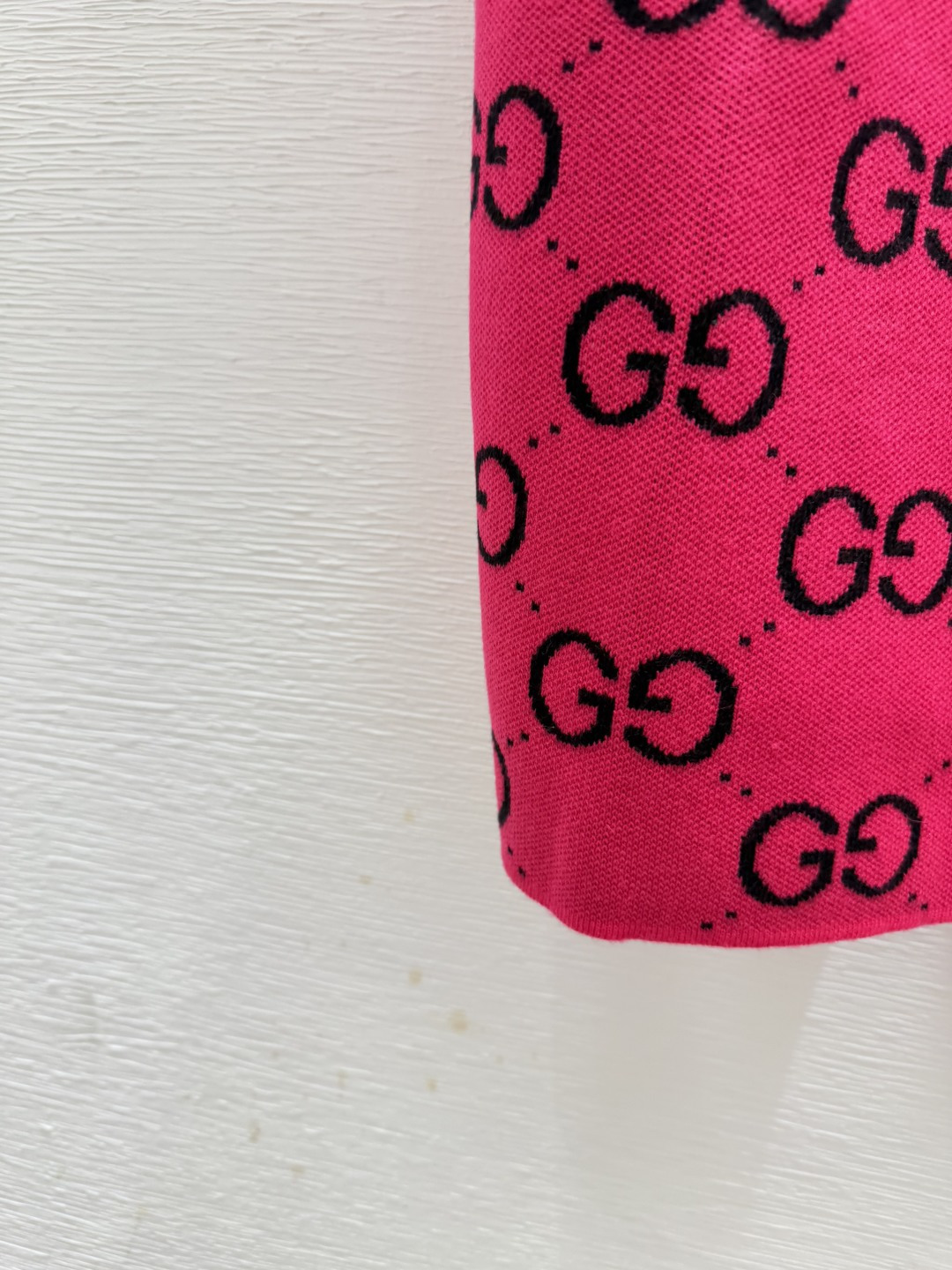 🆕G家🆕 夏季新款 撞色老花字母圆领针织连衣裙颜色：粉色尺码：36.38.40👉