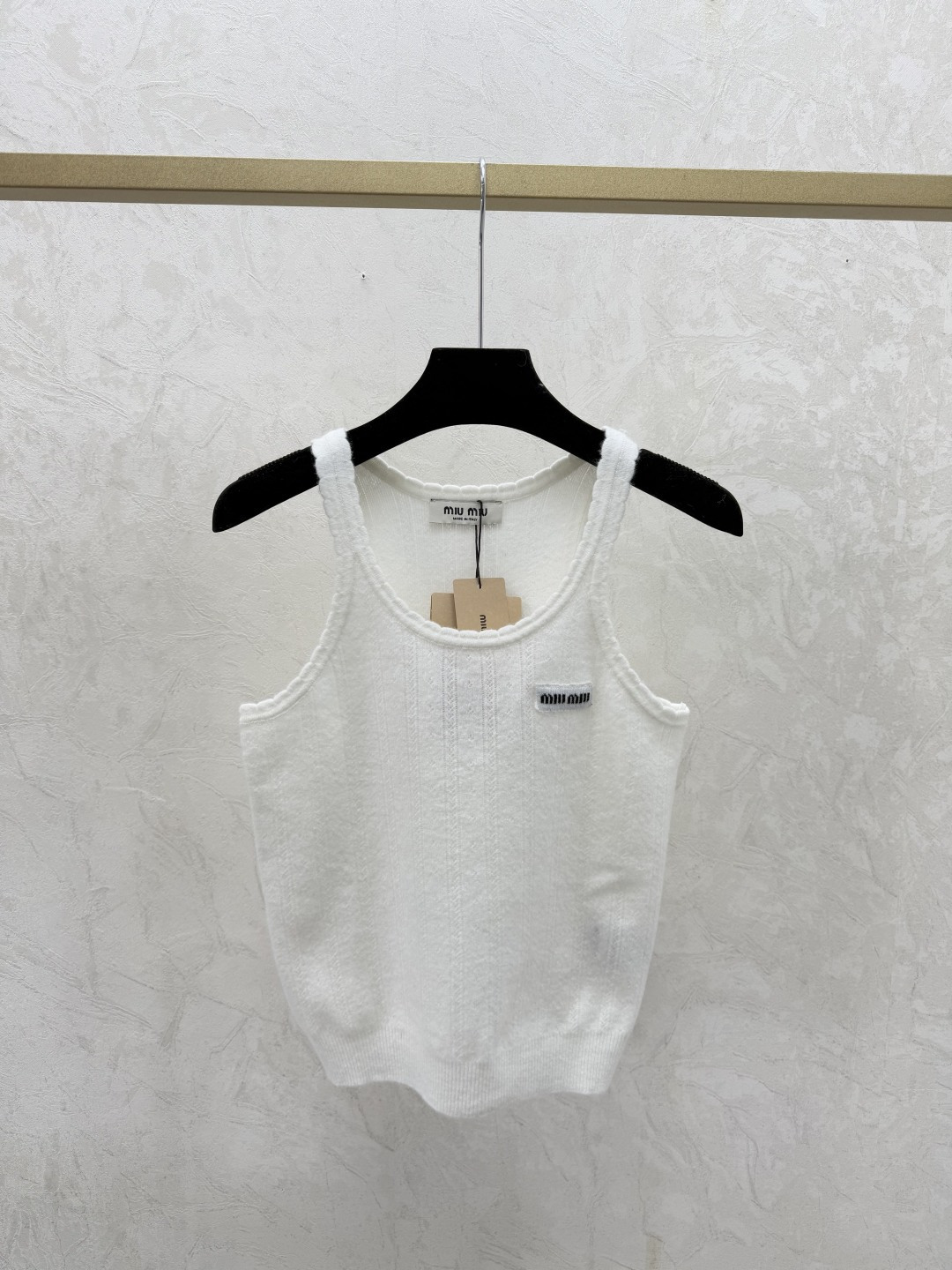 NO:626160,M home new summer style solid color simple knitted vest color white size 36.38.40,,alexander wang19860909M家 夏季新款 纯色简约针织背心 颜色白色 尺码36.38.40,,alexander wang,Women's clothing