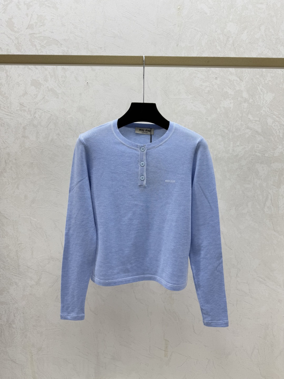 NO:665836,M family early autumn new style solid color simple round neck knitted long-sleeved cardigan color blue size 36.38.40,, 19860909M家 早秋新款 纯色简约圆领针织长袖开衫 颜色蓝色 尺码36.38.40,, ,Women's clothing