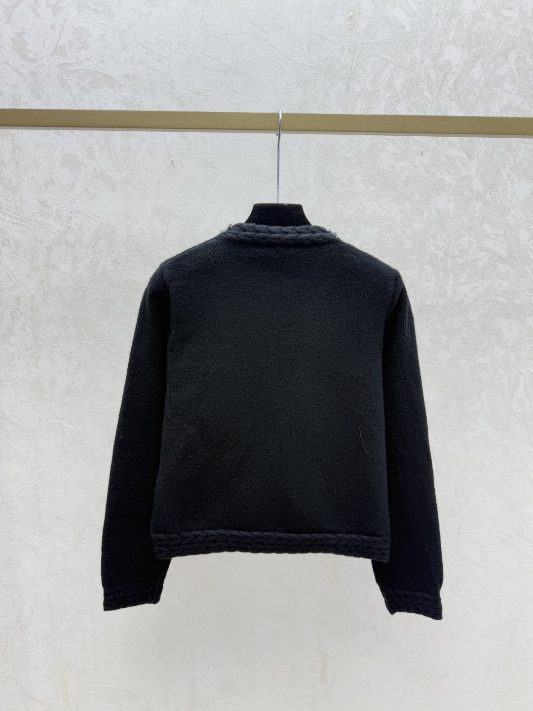 Chrome Hearts CH家 早秋新款 重工钉珠圆领针织长袖开衫