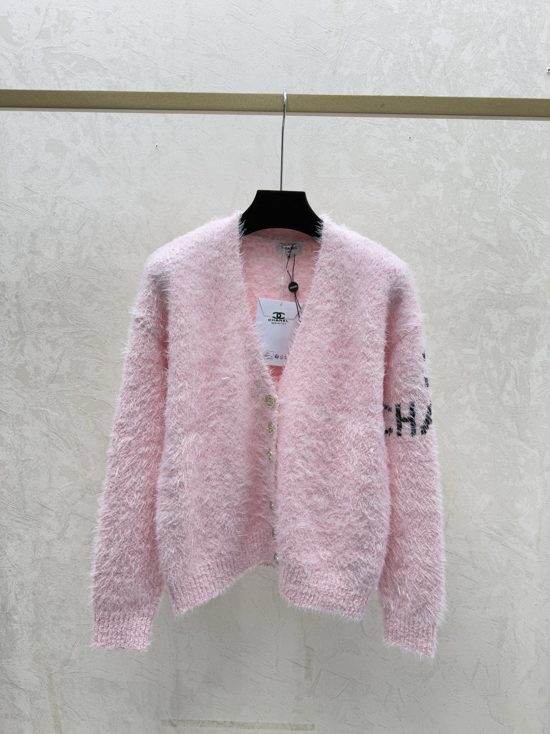 Chrome Hearts CH家 早秋新款 撞色字母V领针织长袖开衫