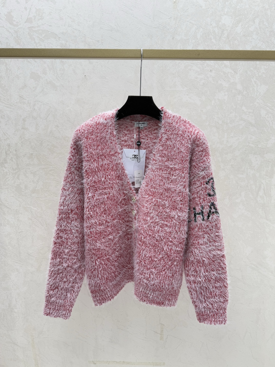 Chrome Hearts CH家 早秋新款 撞色字母V领针织长袖开衫