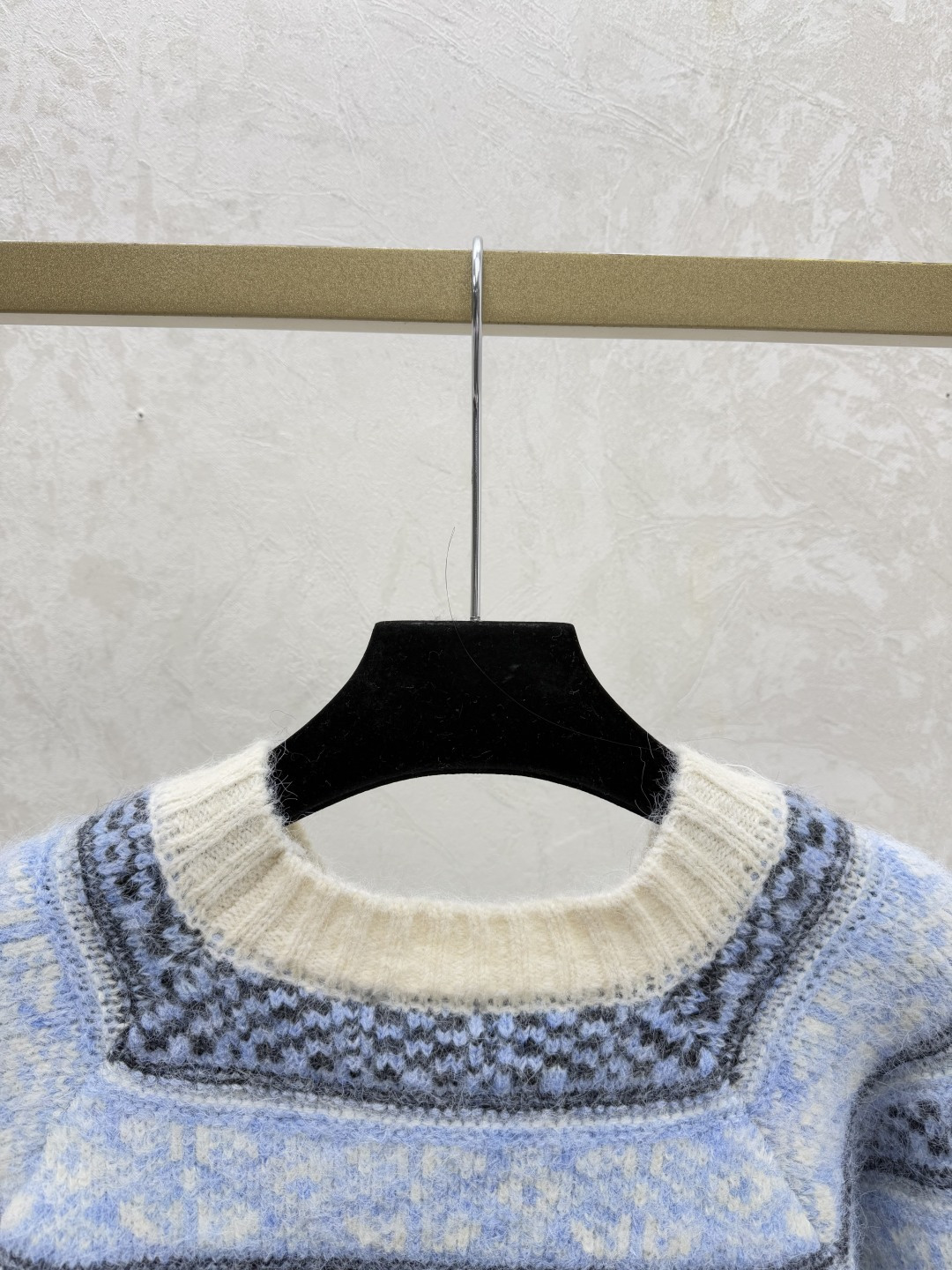 Chrome Hearts CH家 早秋新款 撞色条纹圆领针织长袖