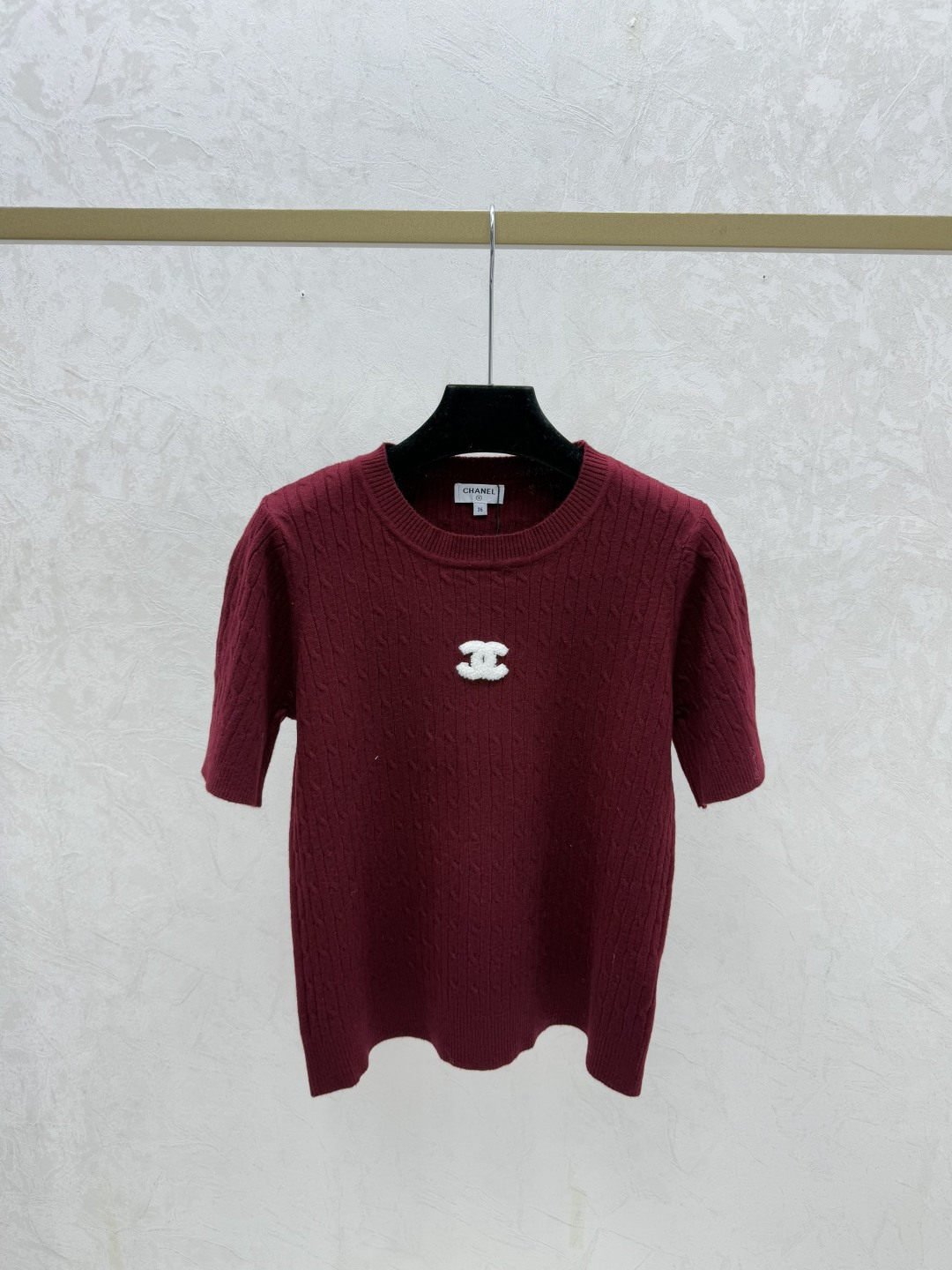 Chrome Hearts CH家 早春新款 纯色简约圆领针织短袖