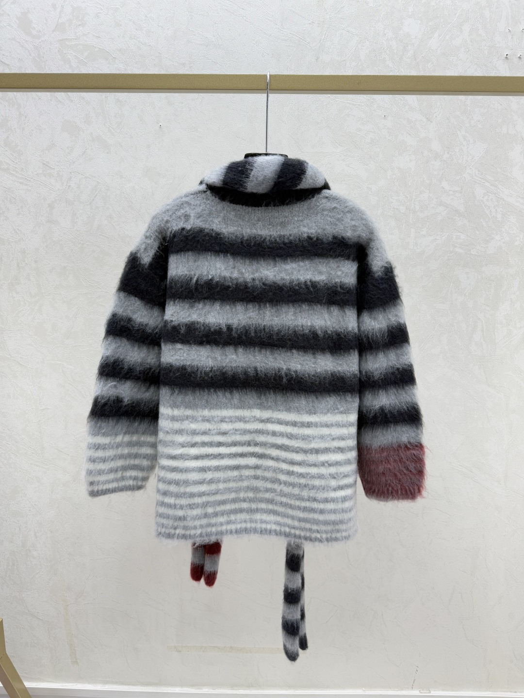 Chrome Hearts CH家 早秋新款 撞色条纹圆领针织长袖