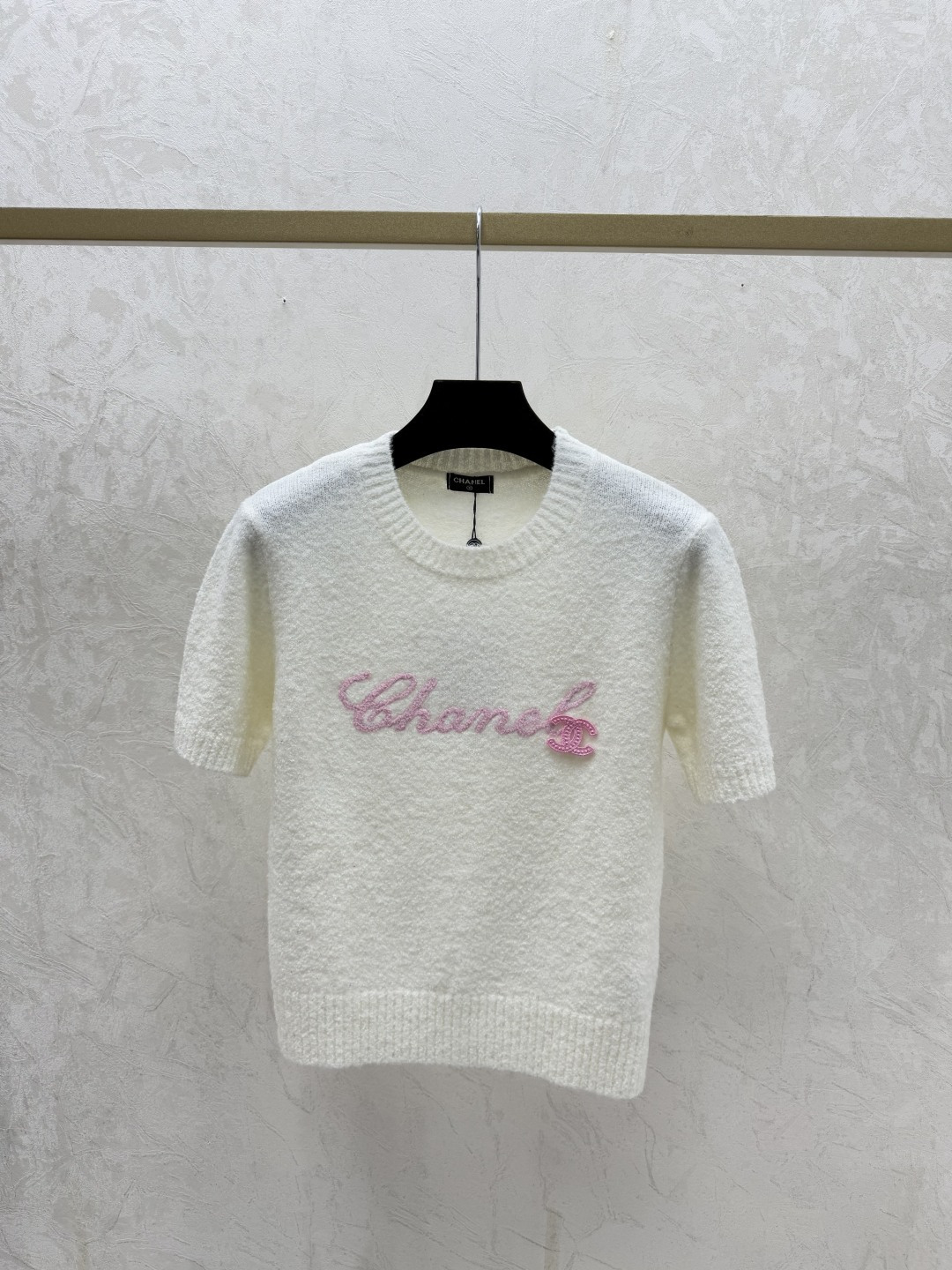 Chrome Hearts CH家 早春新款 撞色字母圆领针织短袖