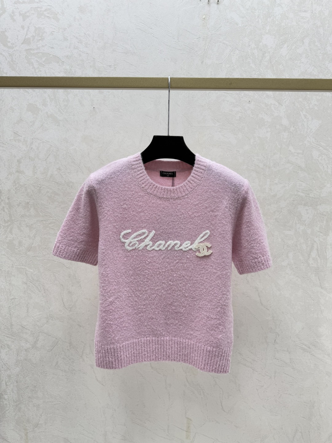 Chrome Hearts CH家 早春新款 撞色字母圆领针织短袖