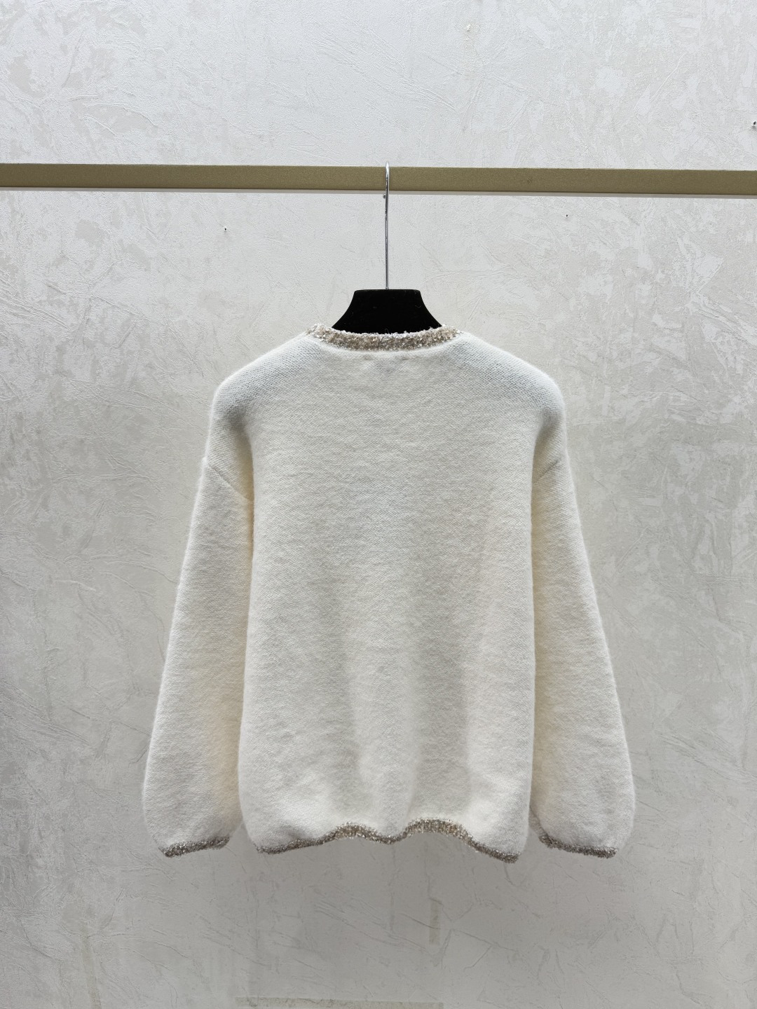 Chrome Hearts CH家 早秋新款 纯色简约圆领针织长袖