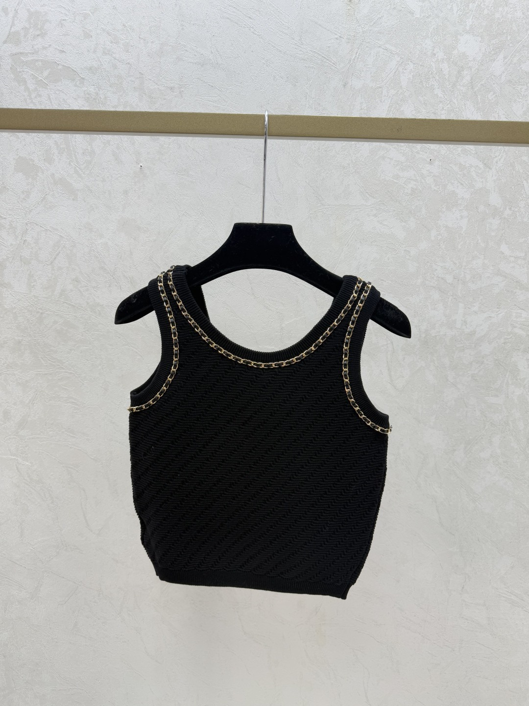 Chrome Hearts CH家 早春新款 纯色蝴蝶结链条圆领针织背心