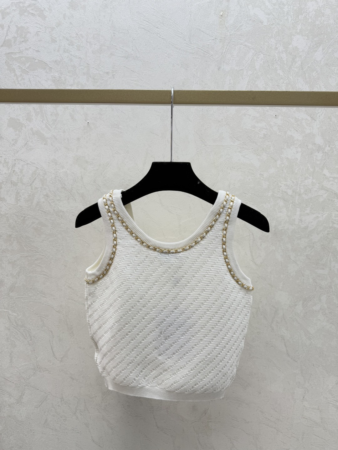 Chrome Hearts CH家 早春新款 纯色蝴蝶结链条圆领针织背心