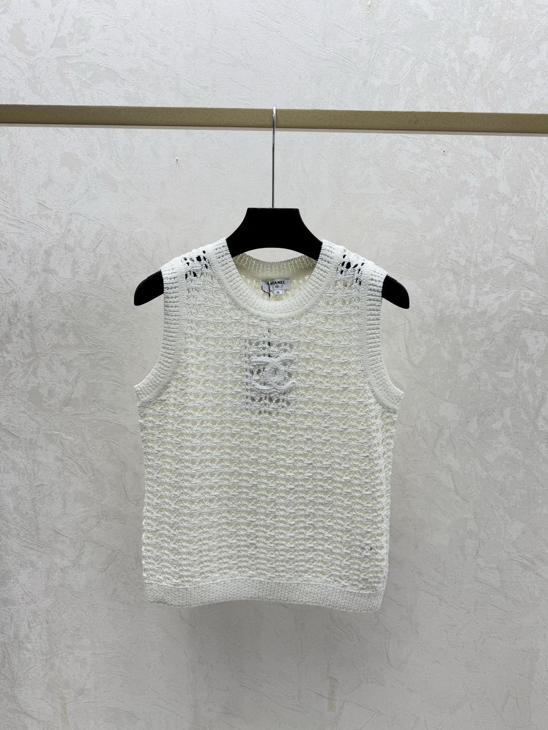 Chrome Hearts CH家 早春新款 纯色简约镂空圆领针织背心
