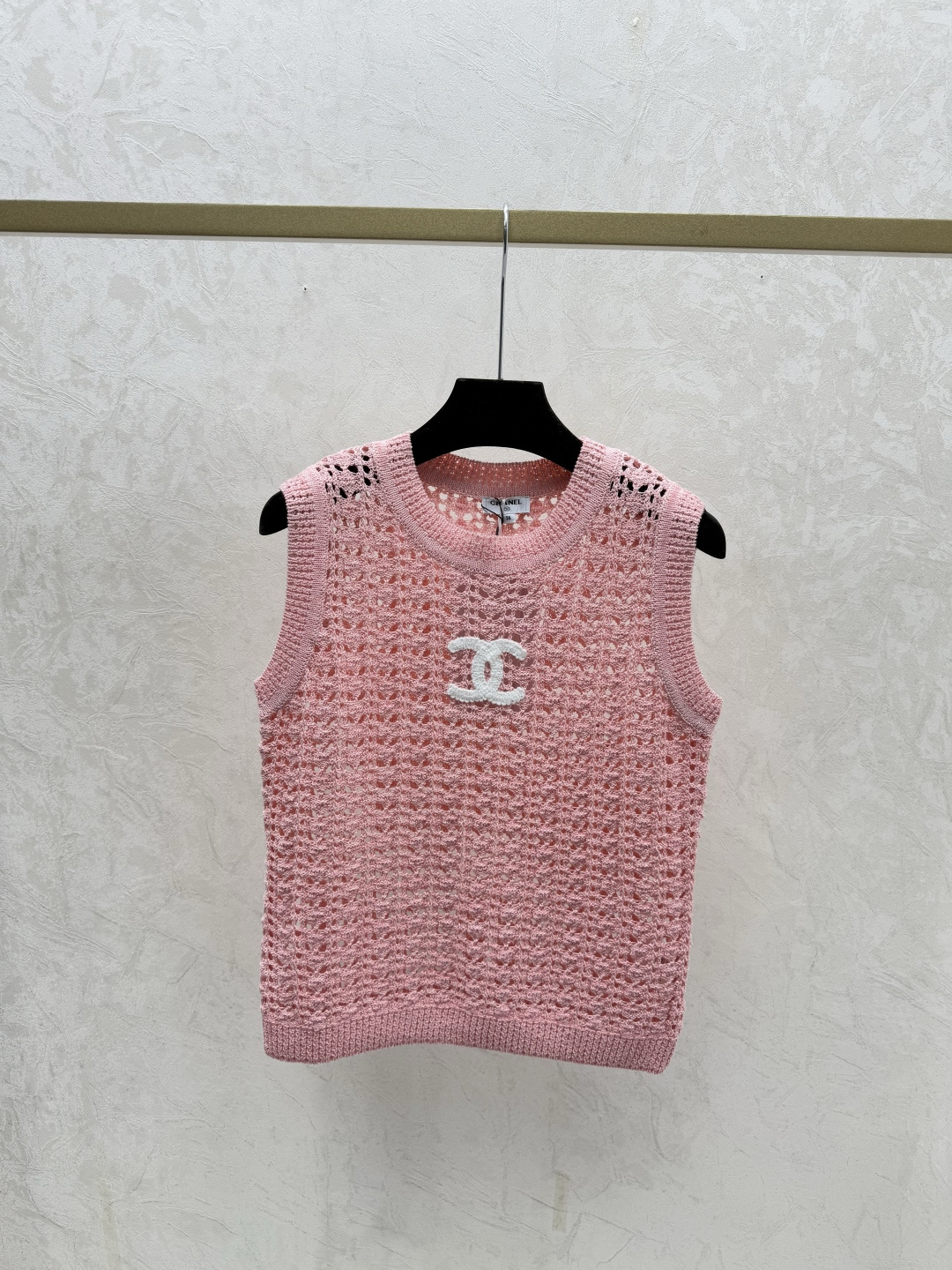 Chrome Hearts CH家 早春新款 纯色简约镂空圆领针织背心
