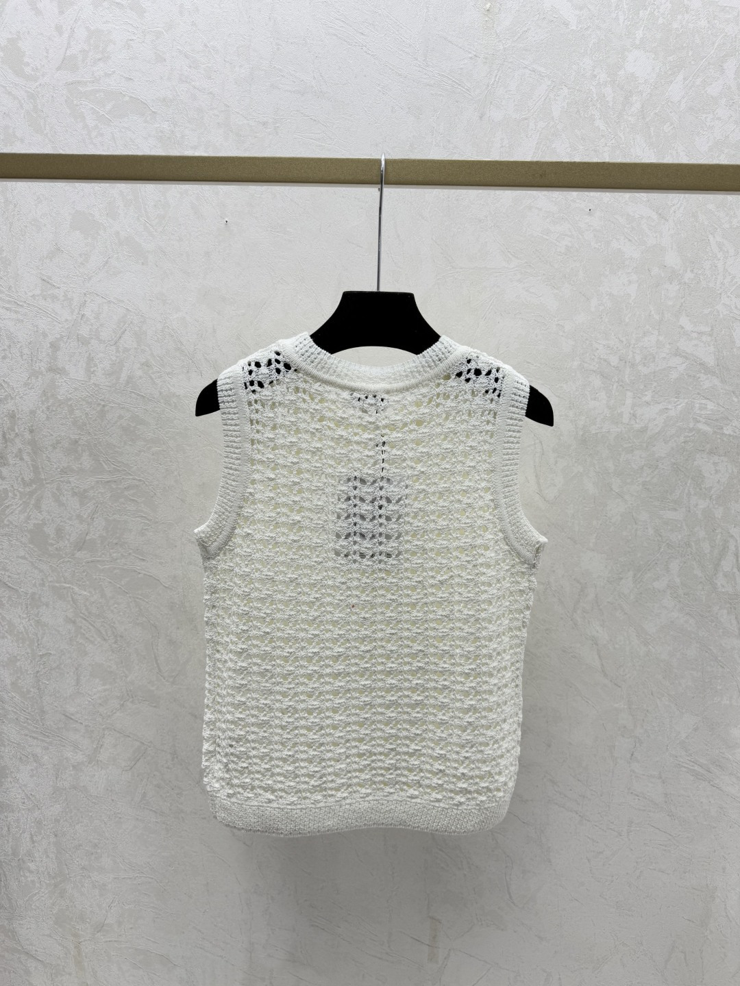 Chrome Hearts CH家 早春新款 纯色简约镂空圆领针织背心