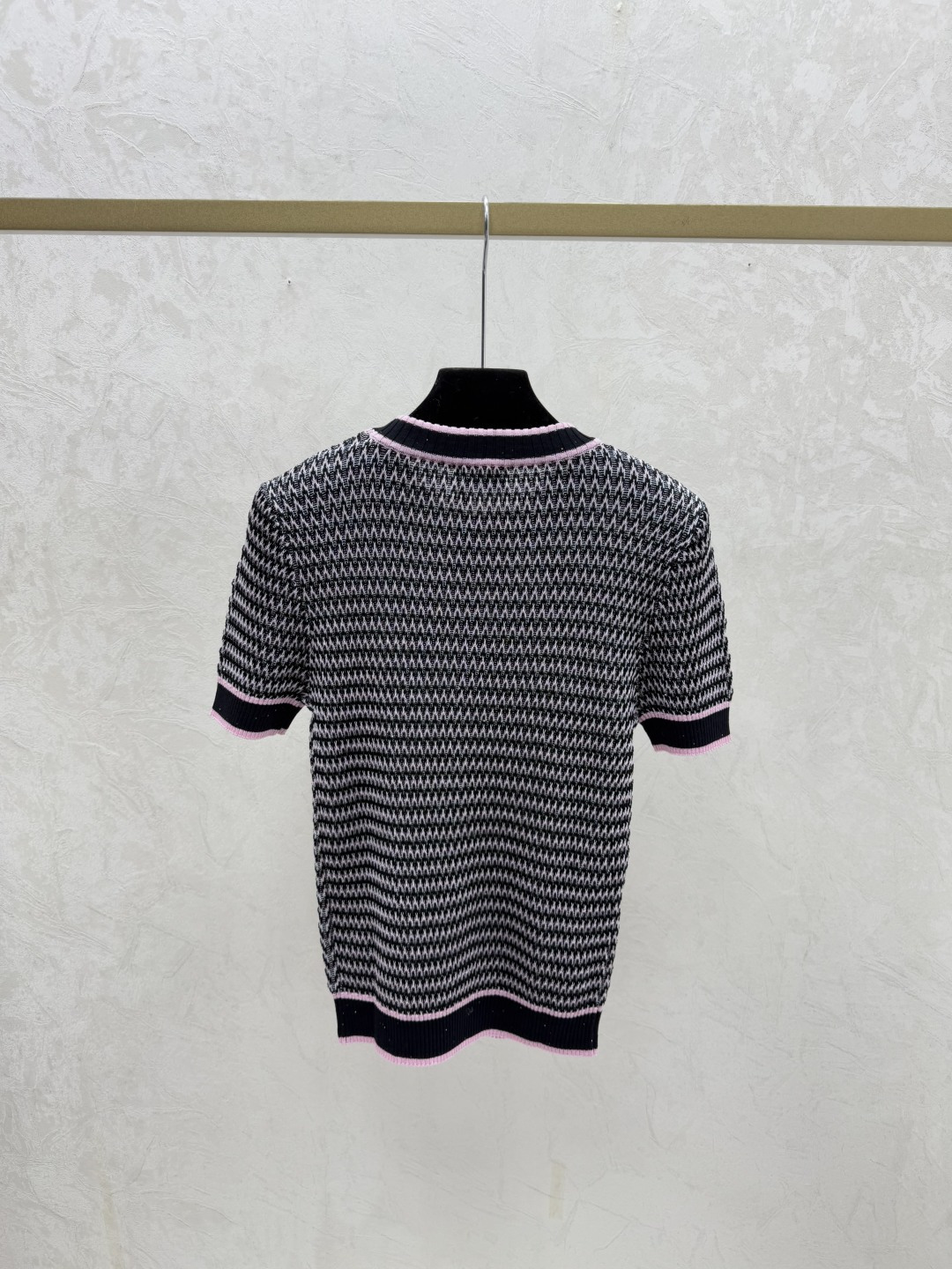 Chrome Hearts CH家 早春新款 撞色条纹圆领针织短袖