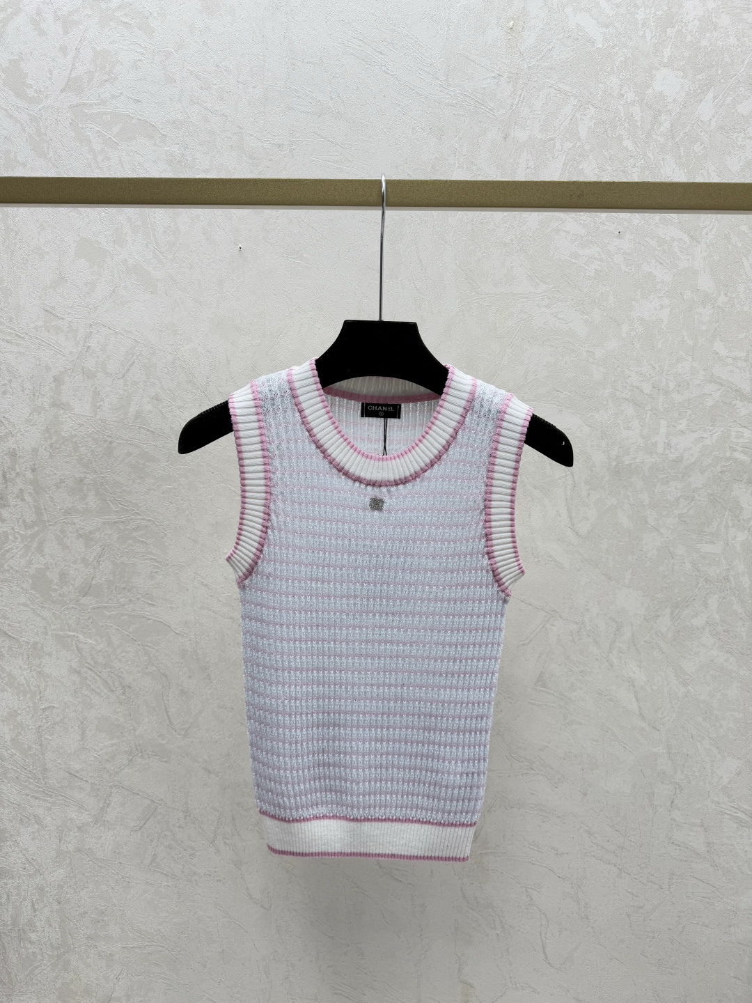 Chrome Hearts CH家 早春新款 撞色条纹圆领针织背心
