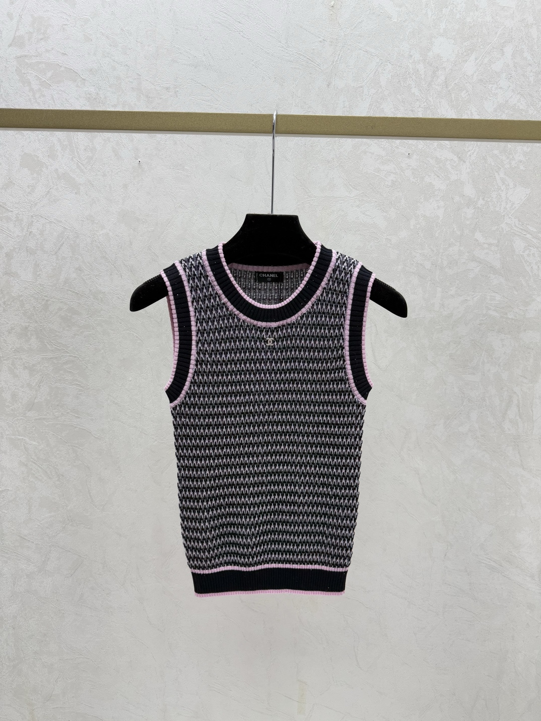 Chrome Hearts CH家 早春新款 撞色条纹圆领针织背心