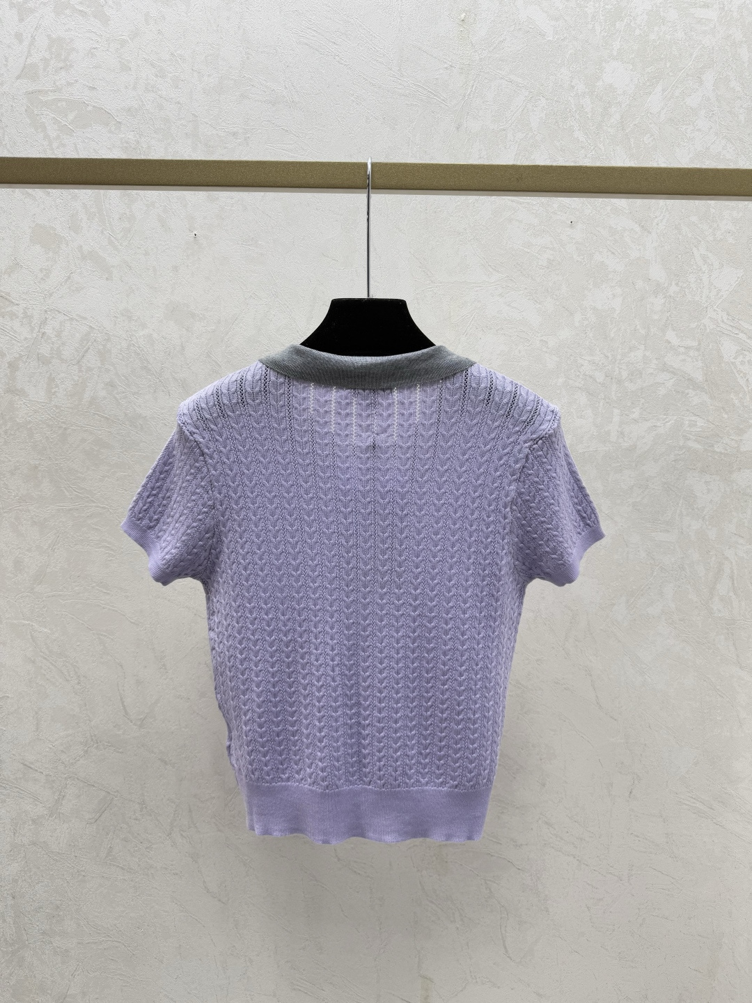 Chrome Hearts CH家 早春新款 撞色翻领简约针织短袖