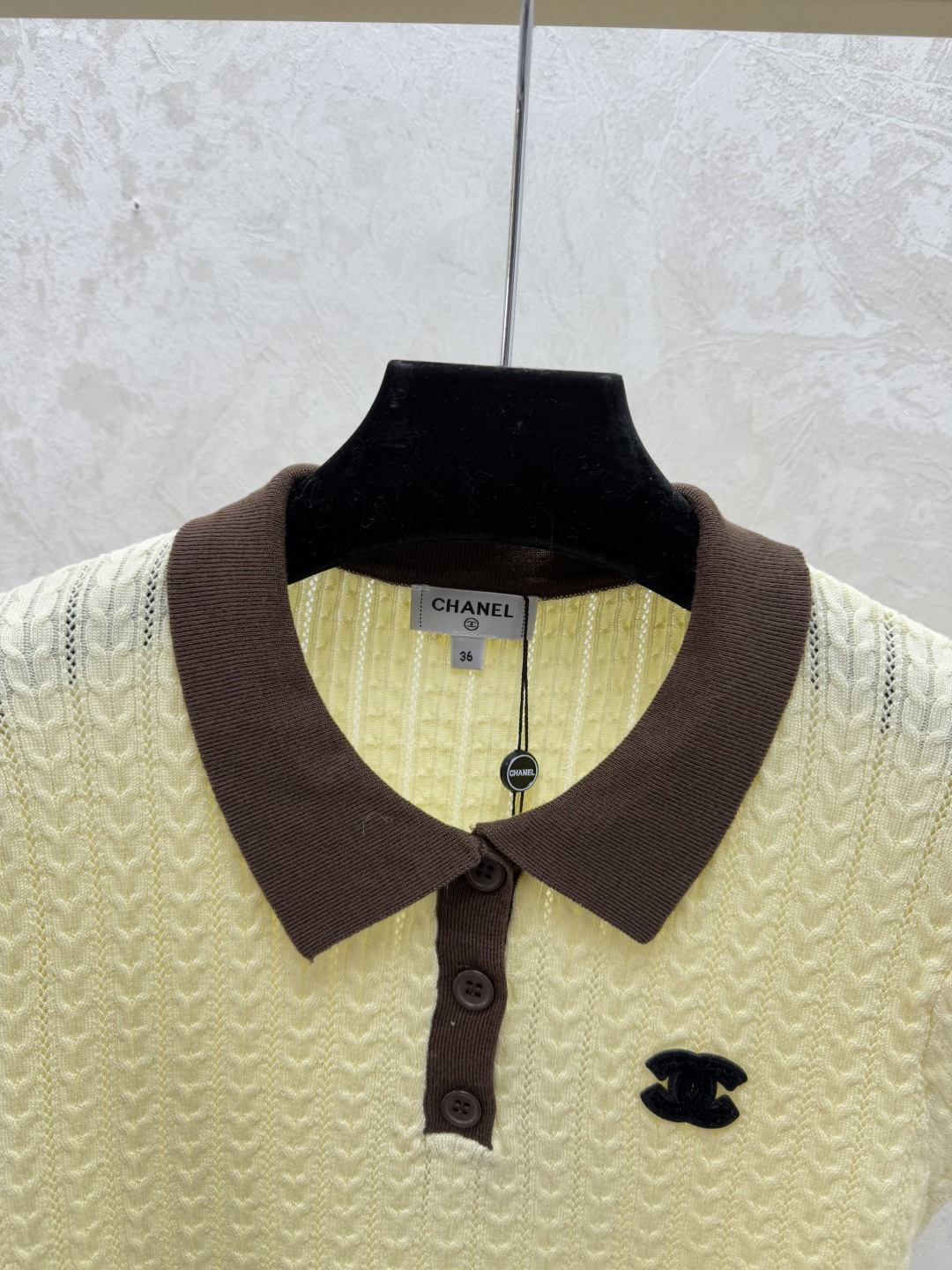 Chrome Hearts CH家 早春新款 撞色翻领简约针织短袖