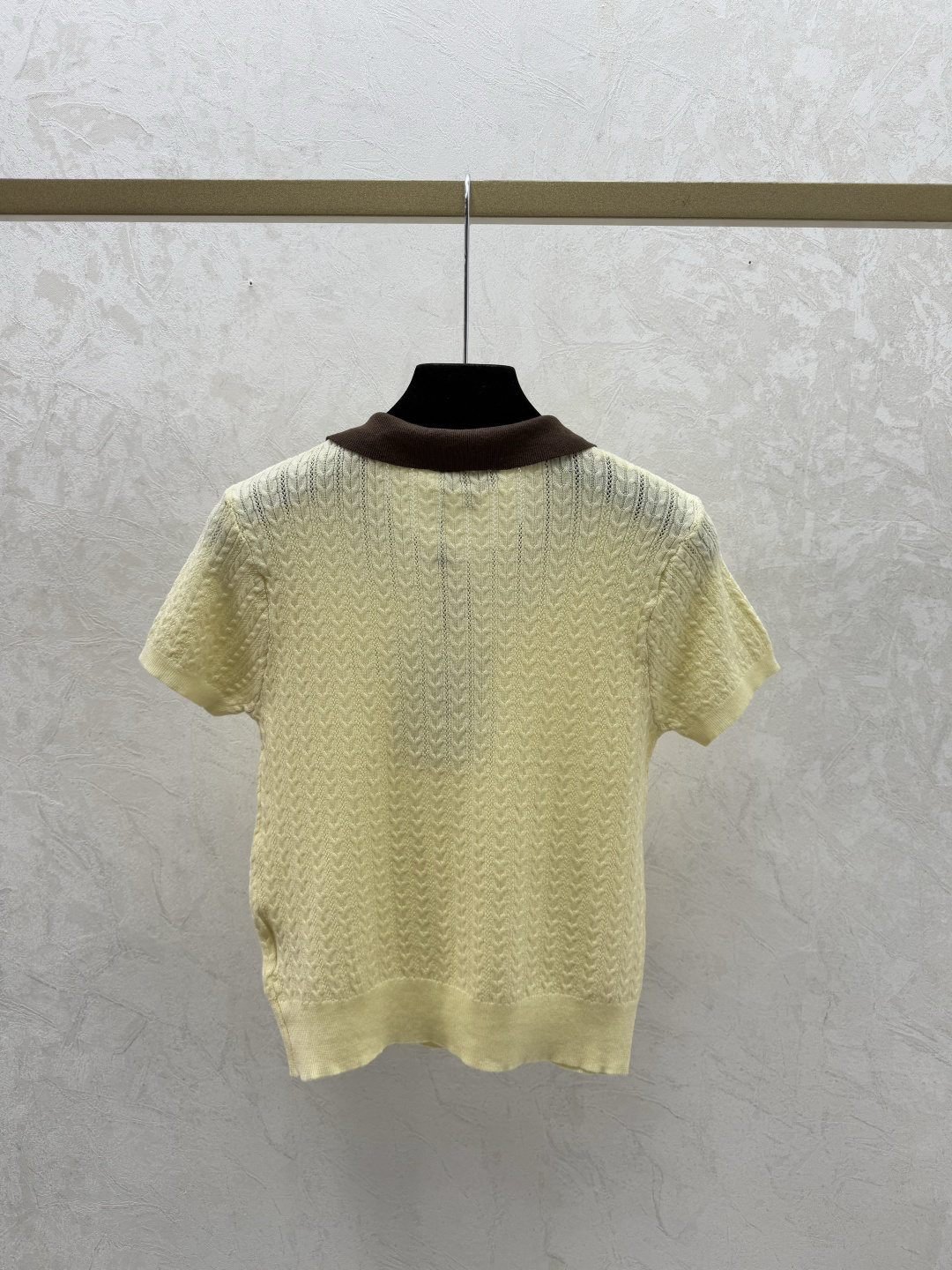 Chrome Hearts CH家 早春新款 撞色翻领简约针织短袖