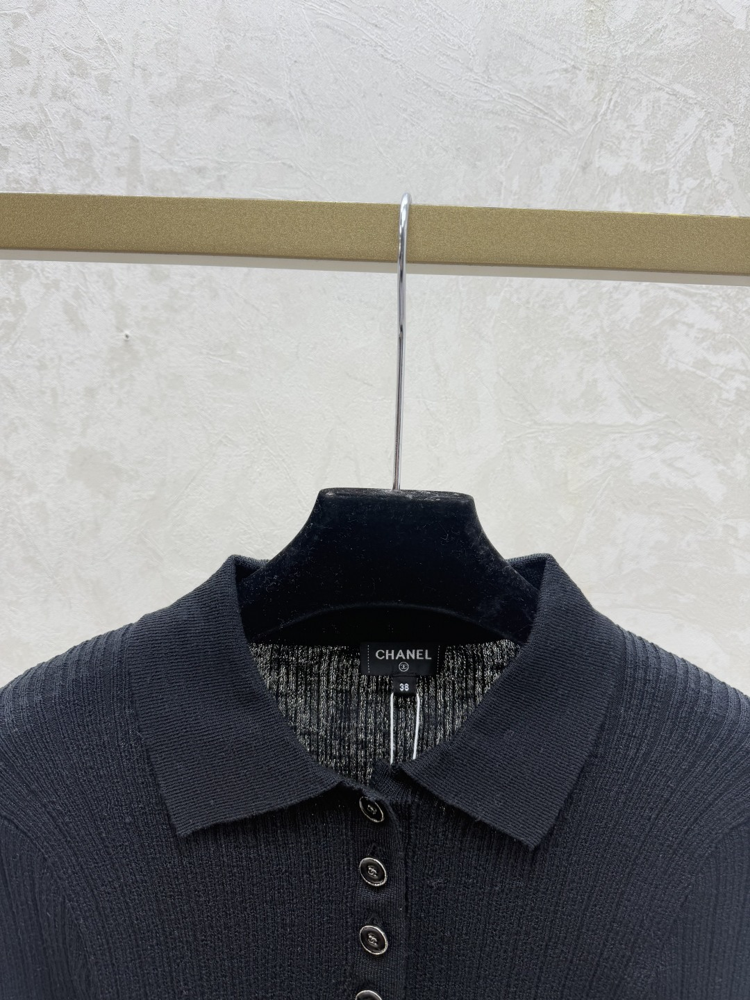 Chrome Hearts CH家 早秋新款 纯色简约翻领针织长袖