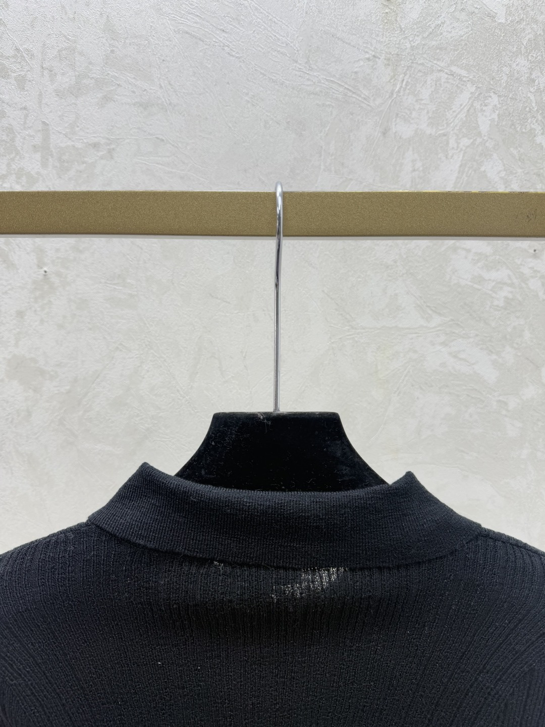 Chrome Hearts CH家 早秋新款 纯色简约翻领针织长袖