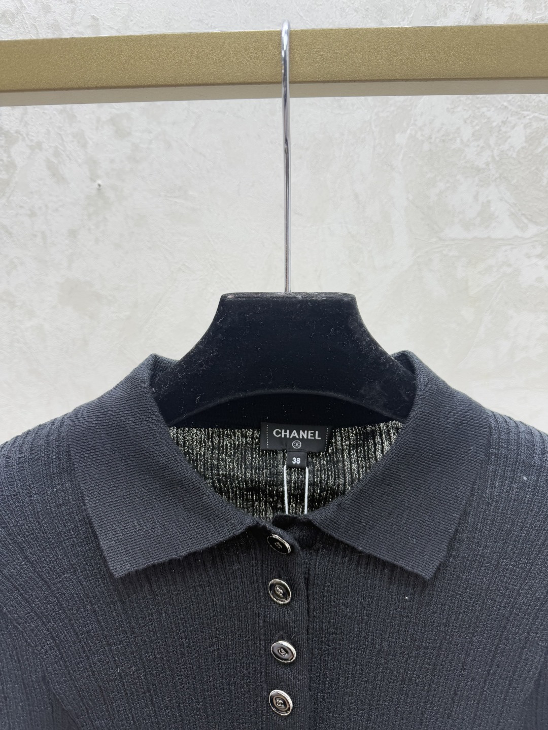 Chrome Hearts CH家 早春新款 纯色简约翻领针织短袖