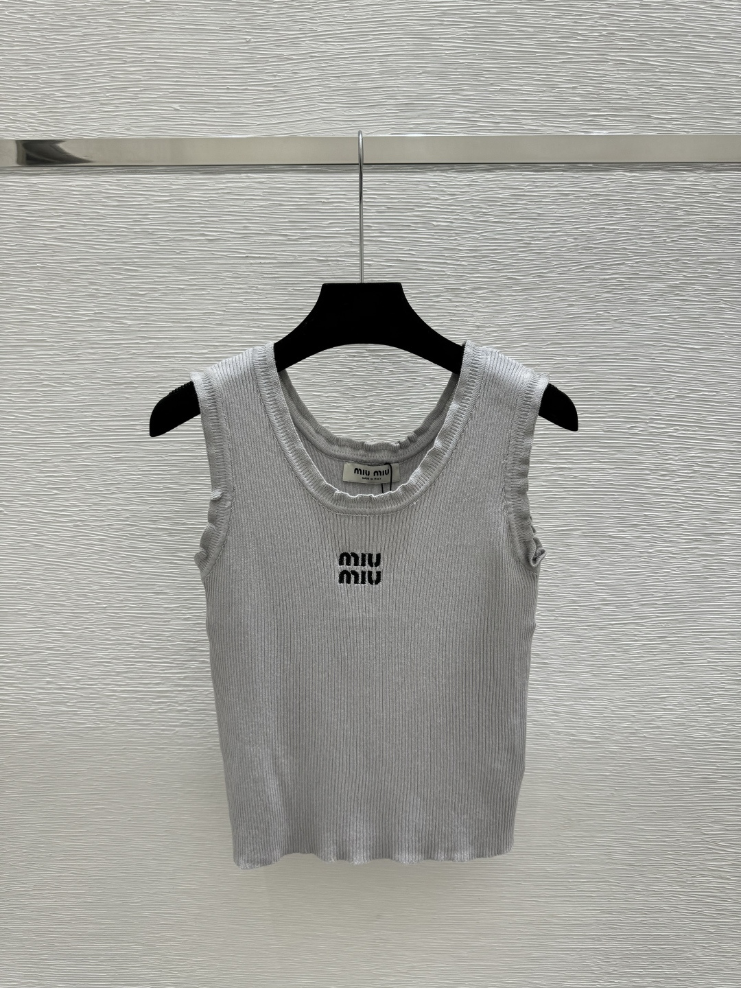 Miu Miu M家 夏季新款 字母花边针织背心