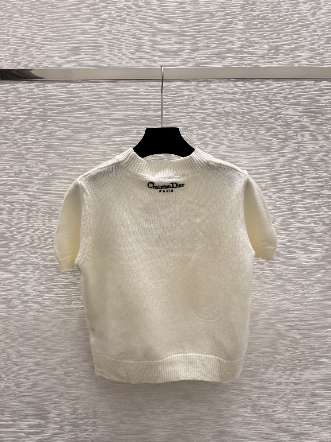 Dior D家 夏季新款 五角星字母圆领针织短袖
