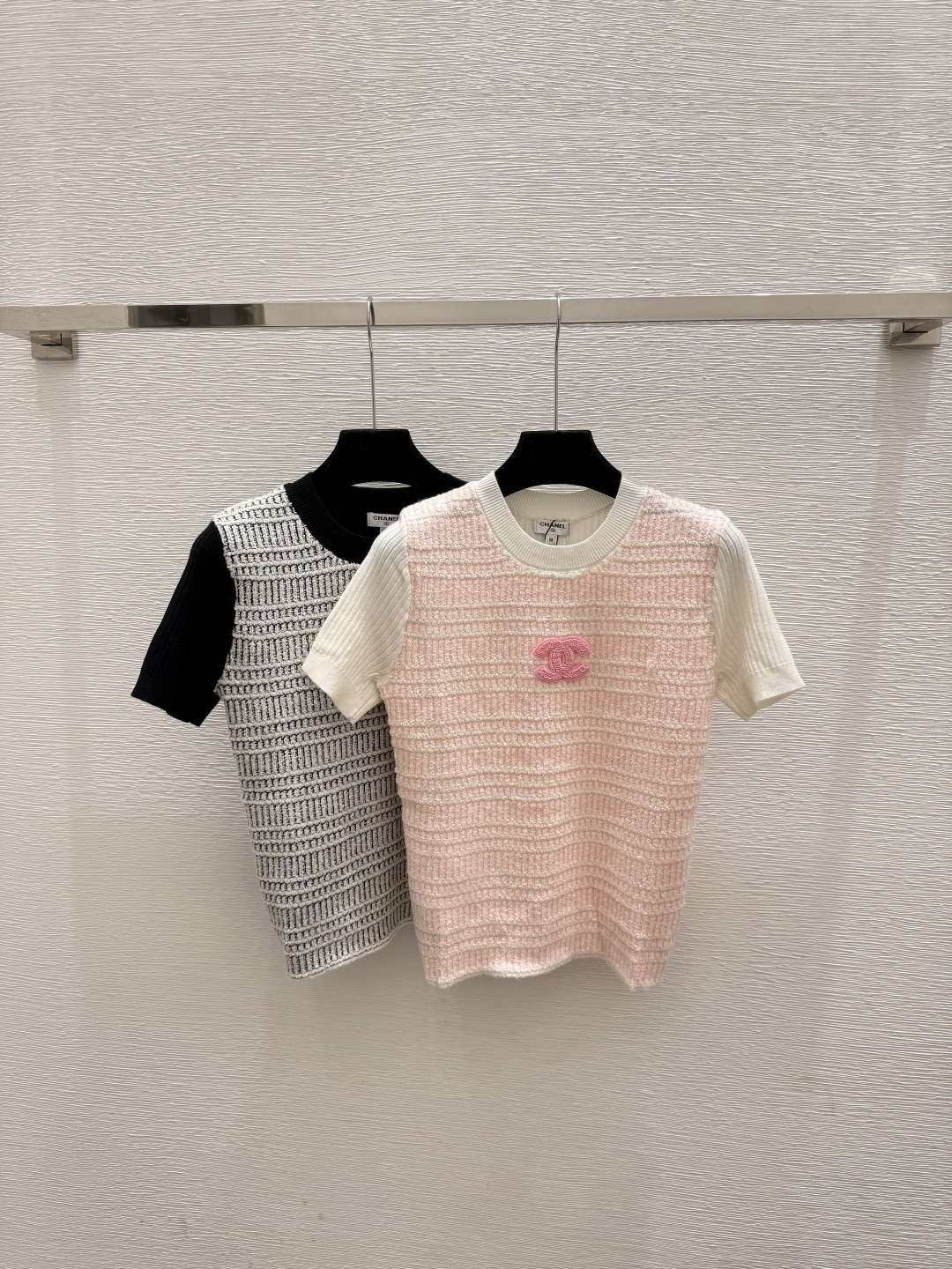 Chrome Hearts Ch家 夏季新款 气质修身针织短袖