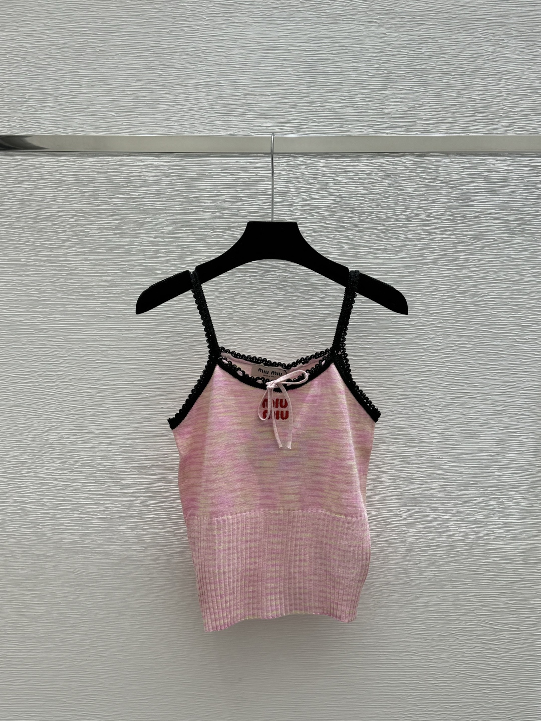 Chrome Hearts ch 家 春夏新款 蝴蝶结拼色针织吊带