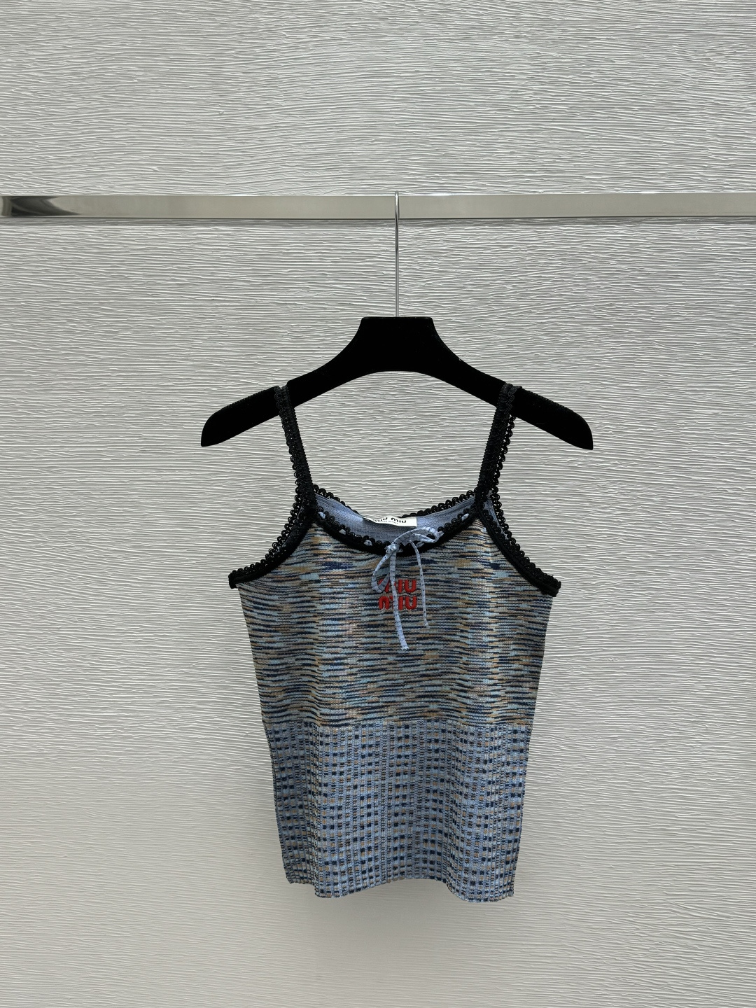 Chrome Hearts ch 家 春夏新款 蝴蝶结拼色针织吊带